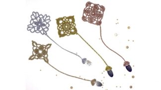Marque page en dentelle au crochet