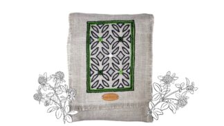 Sac bandoulière brodé pour téléphone