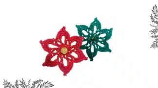 Étoile Nöel dentelle crochet